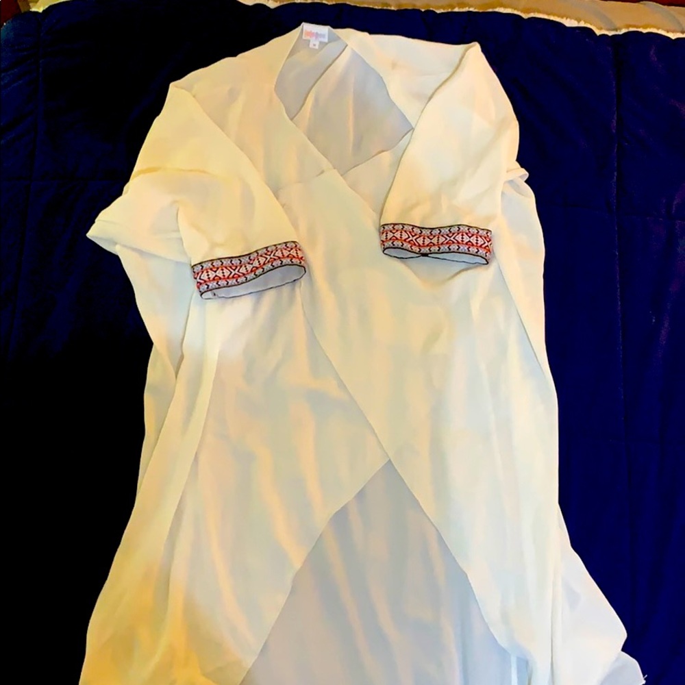 M White LLR kimono